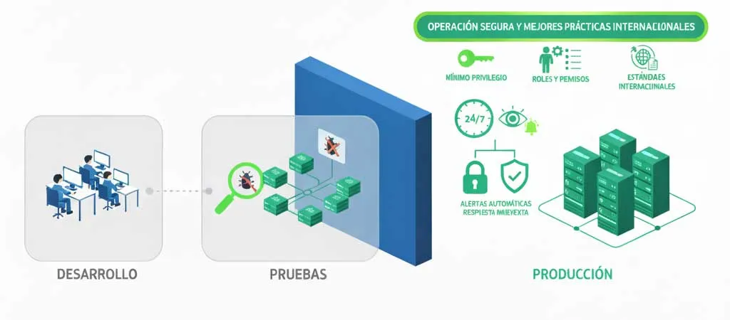 Operación Segura y Mejores Prácticas Internacionales
